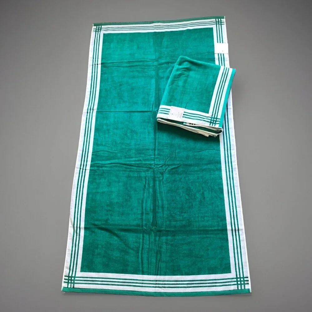 2 Pack Better Homes & Gardens Oversized‎ Resort Beach Towels 40×72 Cabana Stripe